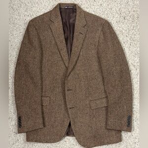 Polo Ralph Lauren Brown Herringbone Blazer